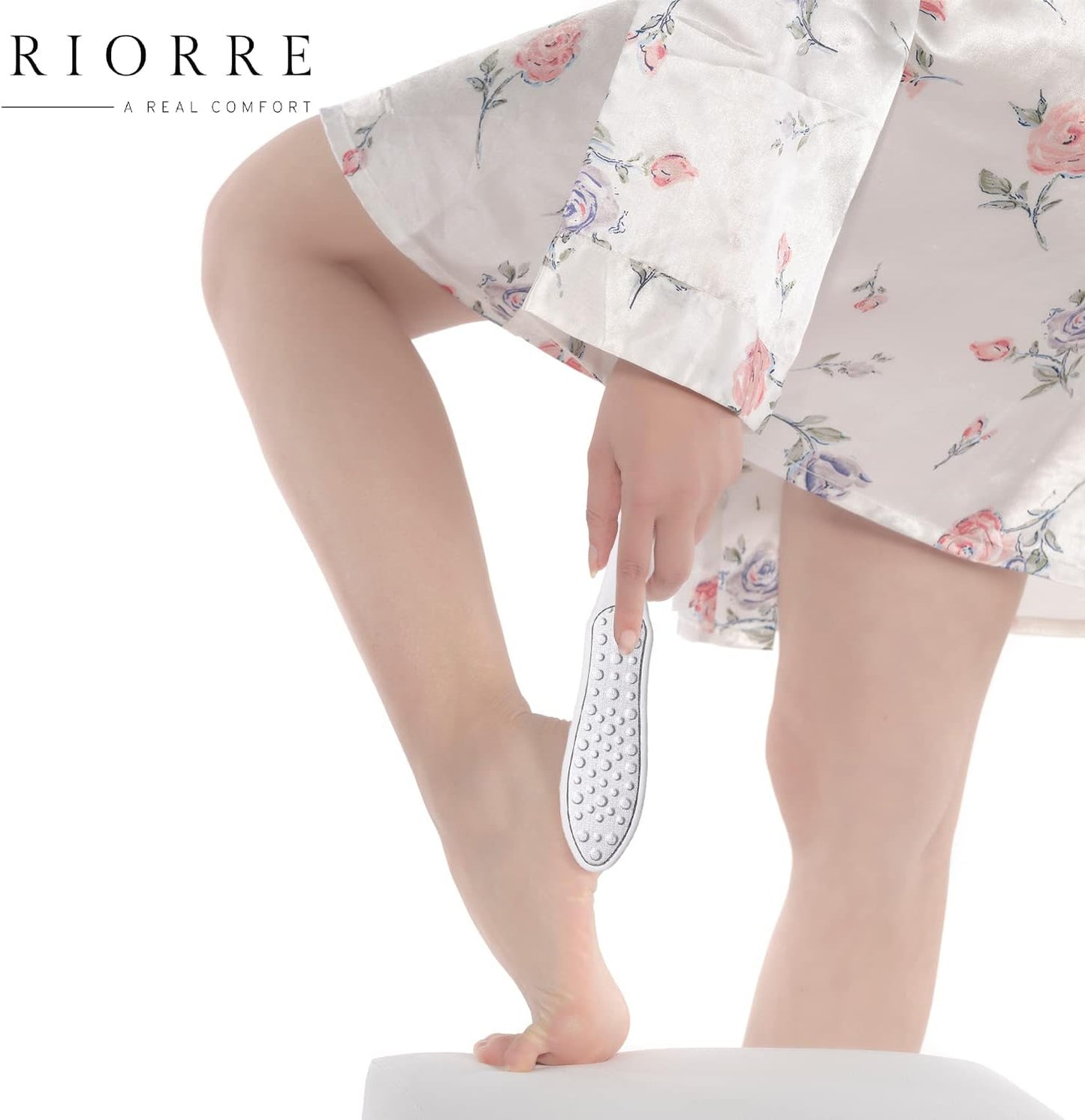 Professional Foot Scrubber for Hard Skin - Pack 1 (3 in 1) Pedicure Foot File, Foot Scraper & Callus Remover for Feet Leaving Soft & Smooth Heels