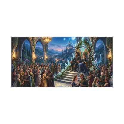 Fantasy Royal Coronation Canvas Art - Matte Stretched Wall Decor