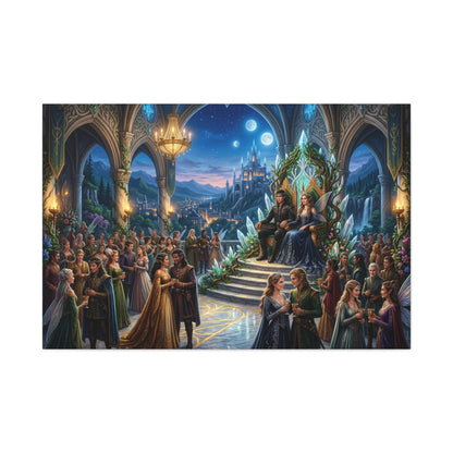 Fantasy Royal Coronation Canvas Art - Matte Stretched Wall Decor
