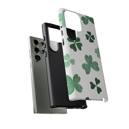 Shamrock Tough Phone Case — St. Patrick’s Day Clover Protective Cover