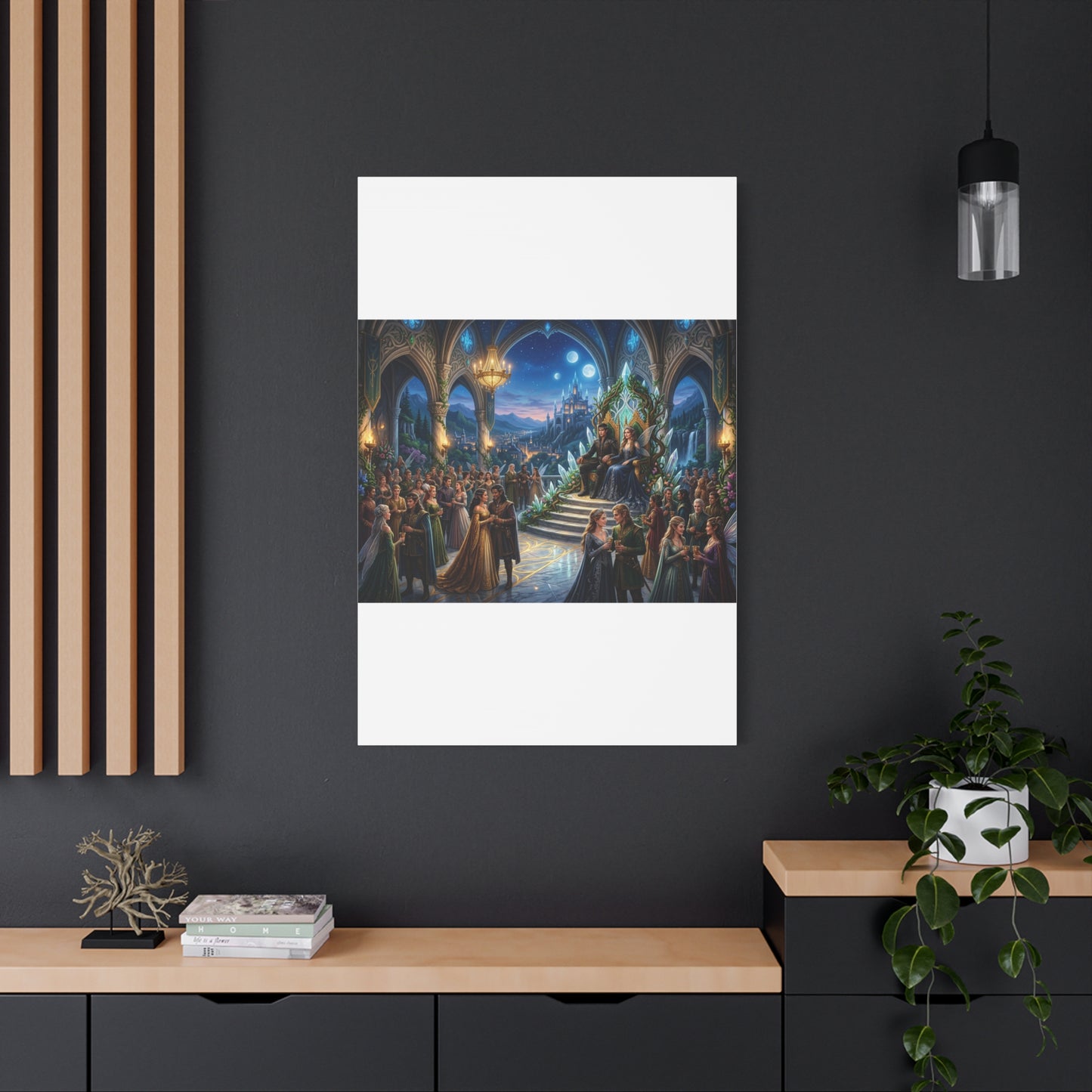 Fantasy Royal Coronation Canvas Art - Matte Stretched Wall Decor