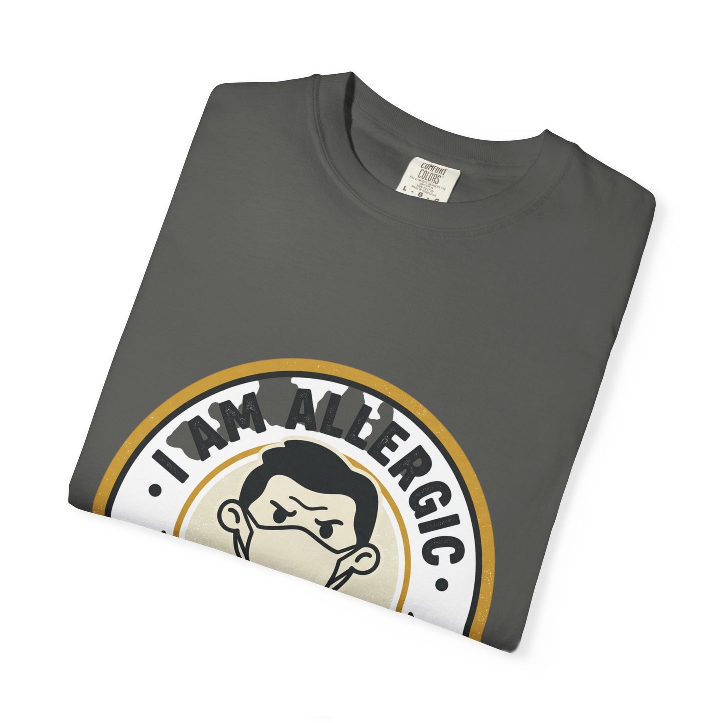 I Am Allergic To People T-Shirt — Funny Anti-Social Graphic Tee