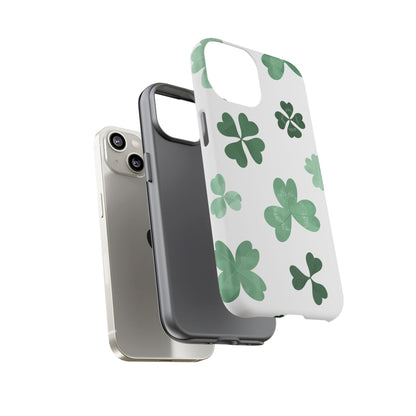 Shamrock Tough Phone Case — St. Patrick’s Day Clover Protective Cover