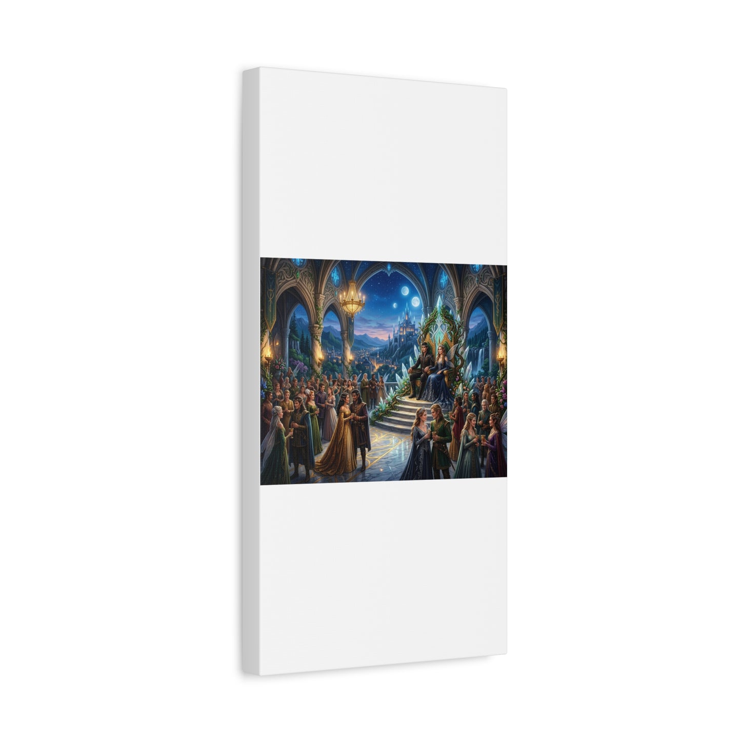 Fantasy Royal Coronation Canvas Art - Matte Stretched Wall Decor