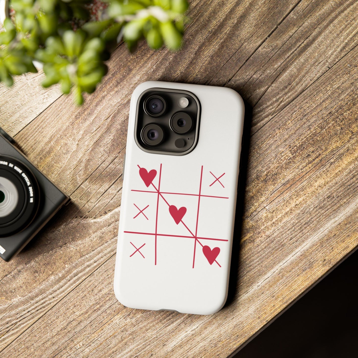 Phone Case - Tic Tac Love Heart Design (Valentine’s Day Gift)