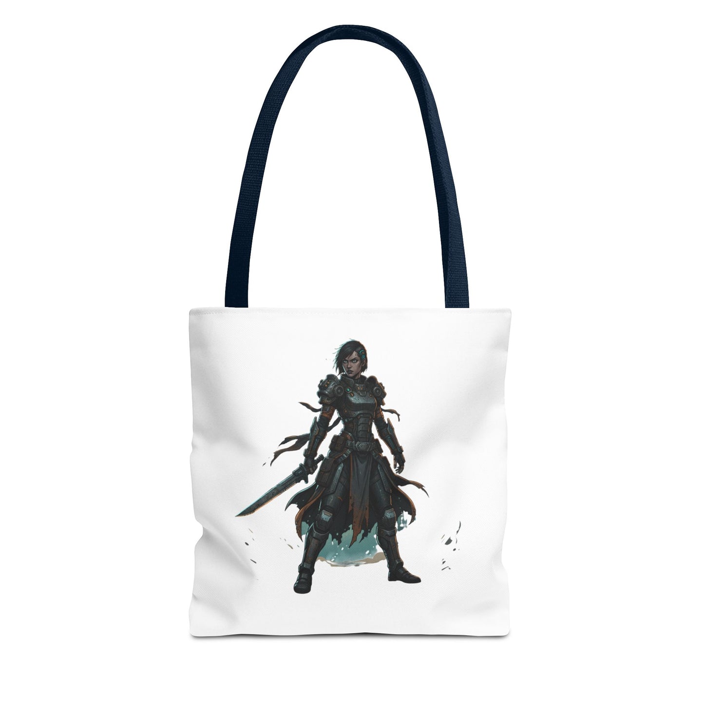 Rogue Warrior Tote Bag – Dark Fantasy Assassin Illustration