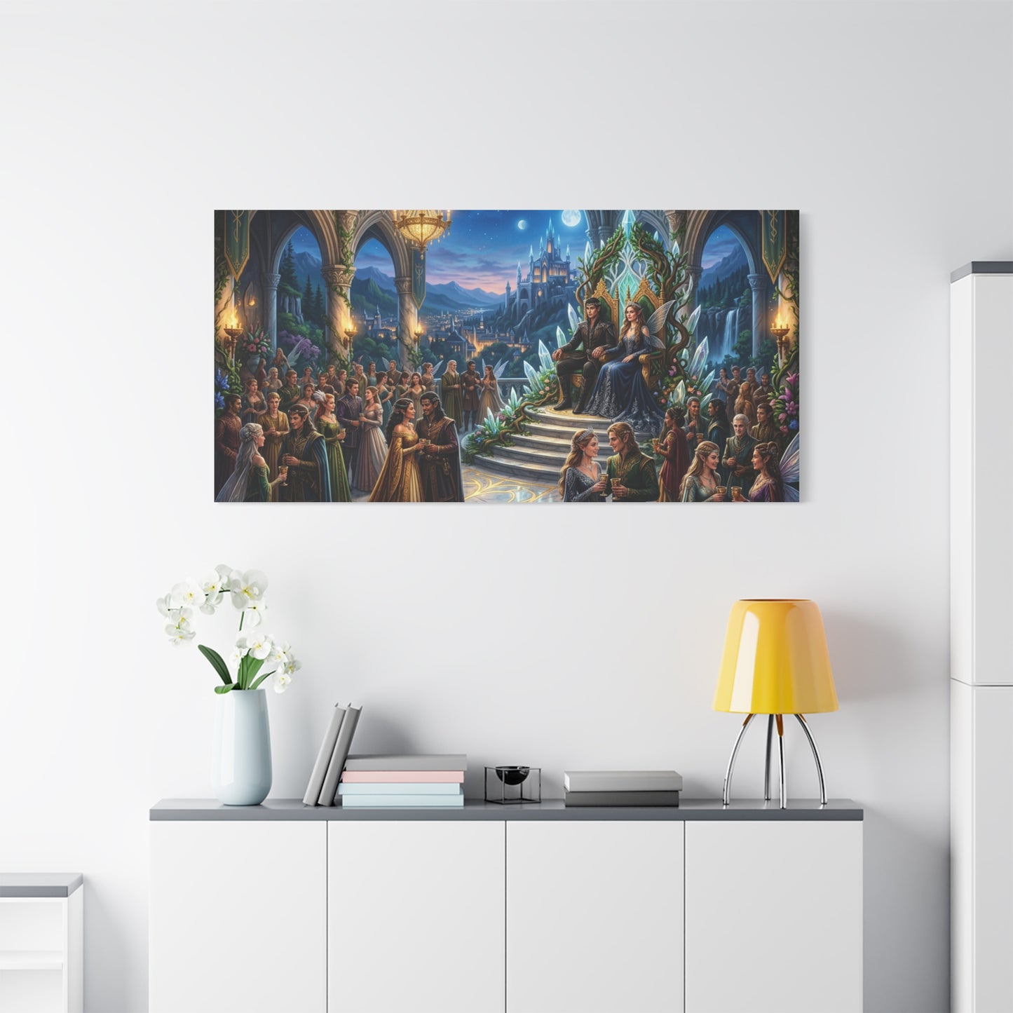 Fantasy Royal Coronation Canvas Art - Matte Stretched Wall Decor