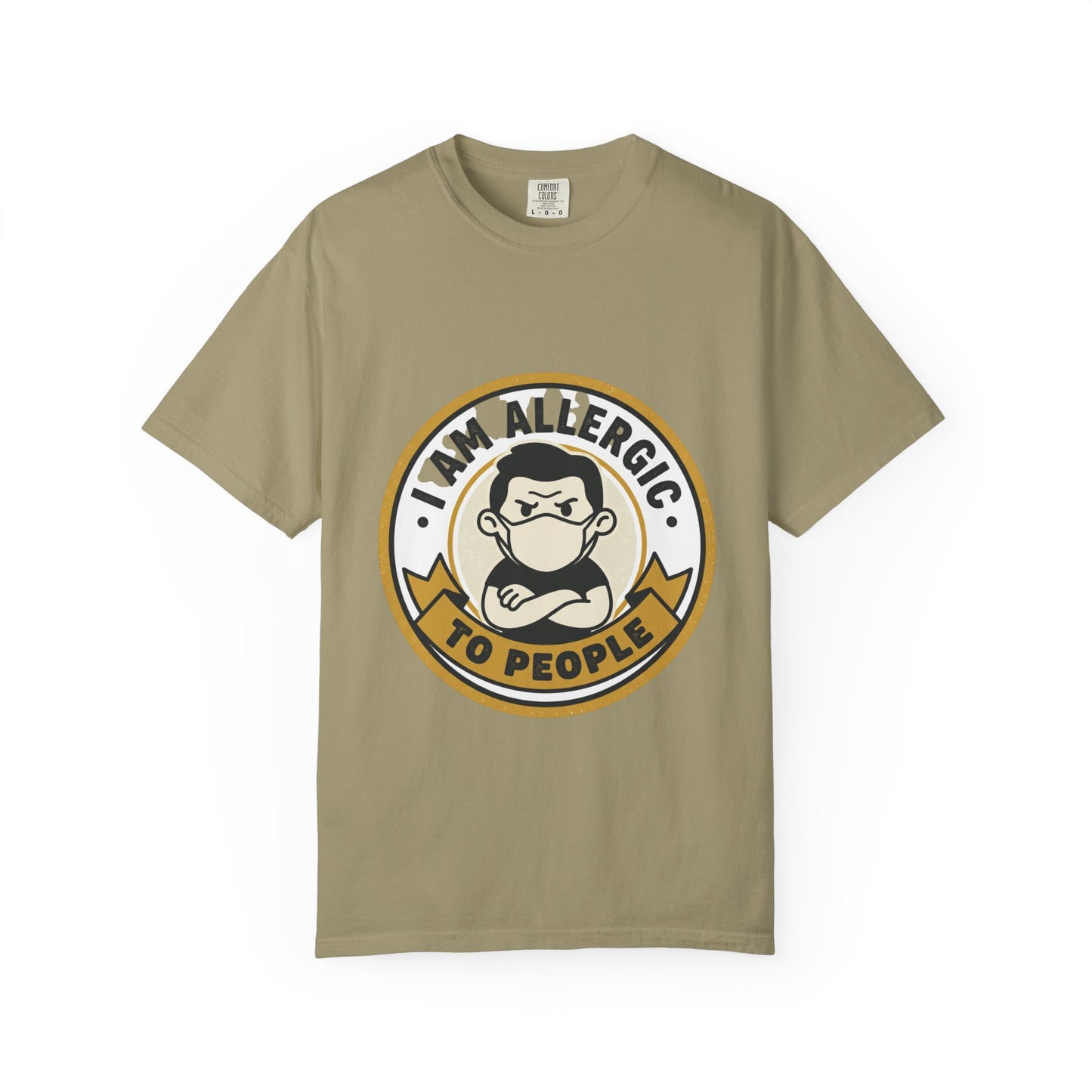 I Am Allergic To People T-Shirt — Funny Anti-Social Graphic Tee