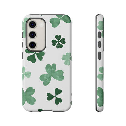 Shamrock Tough Phone Case — St. Patrick’s Day Clover Protective Cover