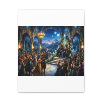 Fantasy Royal Coronation Canvas Art - Matte Stretched Wall Decor