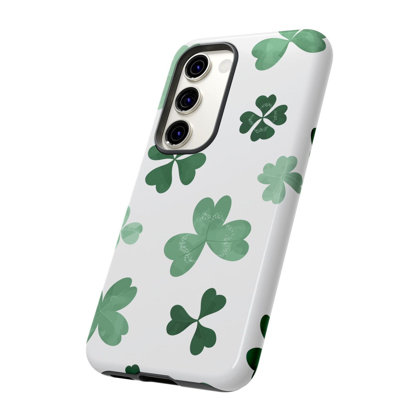 Shamrock Tough Phone Case — St. Patrick’s Day Clover Protective Cover