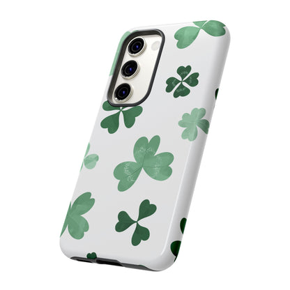 Shamrock Tough Phone Case — St. Patrick’s Day Clover Protective Cover
