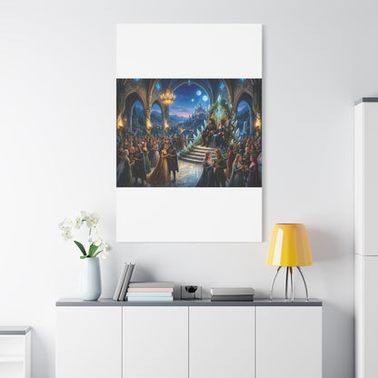 Fantasy Royal Coronation Canvas Art - Matte Stretched Wall Decor
