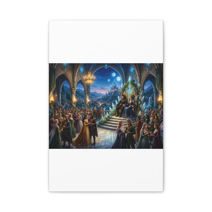 Fantasy Royal Coronation Canvas Art - Matte Stretched Wall Decor