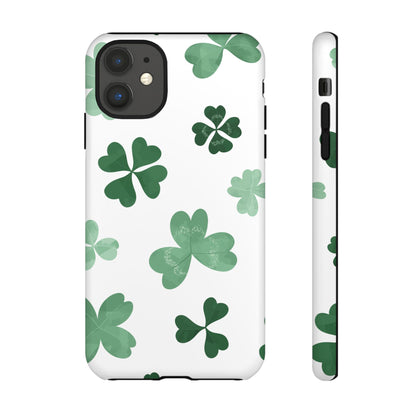 Shamrock Tough Phone Case — St. Patrick’s Day Clover Protective Cover