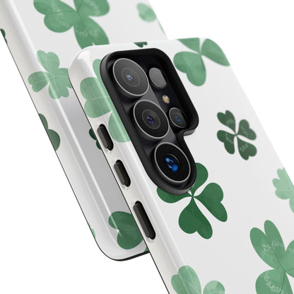 Shamrock Tough Phone Case — St. Patrick’s Day Clover Protective Cover