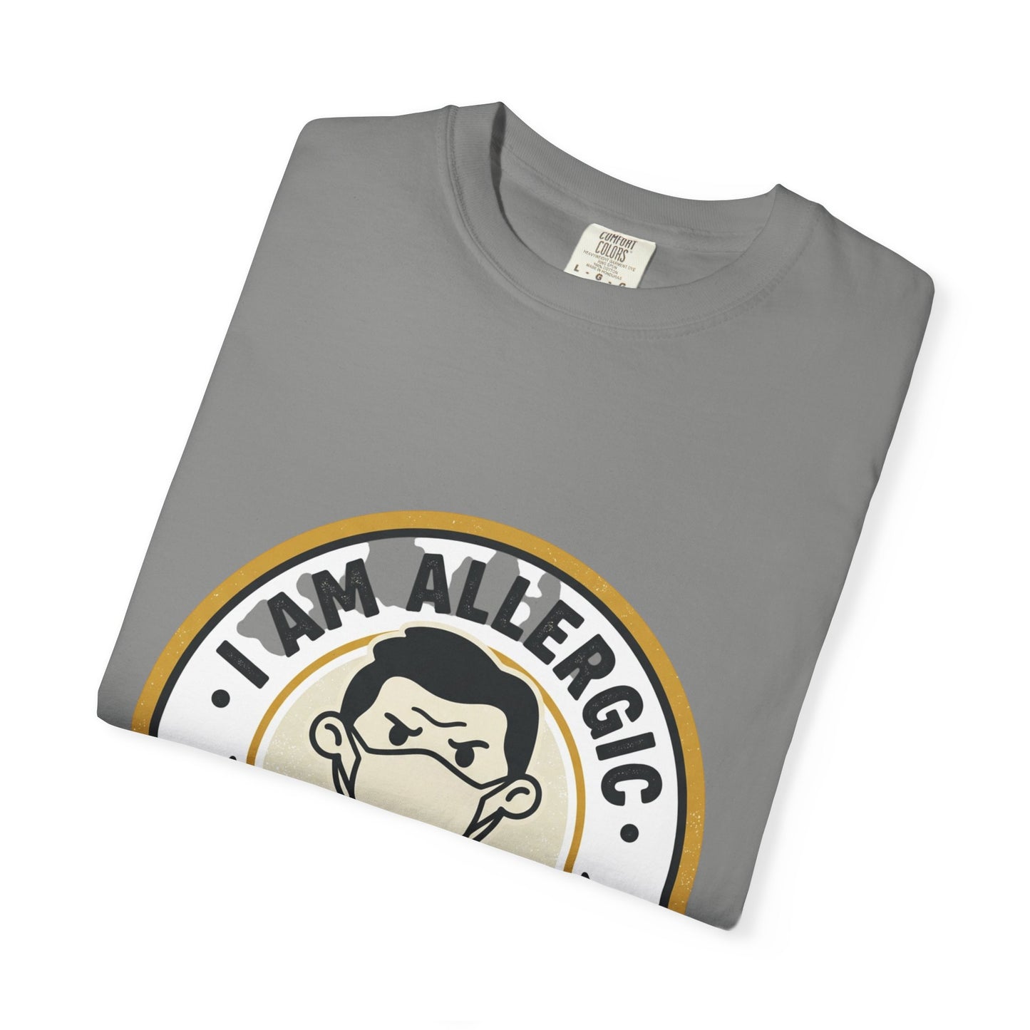 I Am Allergic To People T-Shirt — Funny Anti-Social Graphic Tee