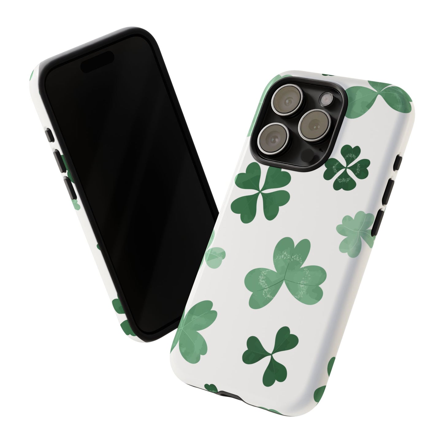 Shamrock Tough Phone Case — St. Patrick’s Day Clover Protective Cover