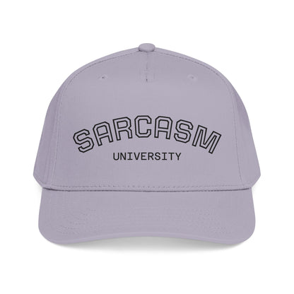 Sarcasm University Baseball Cap — Funny Embroidered Mid-Profile Hat