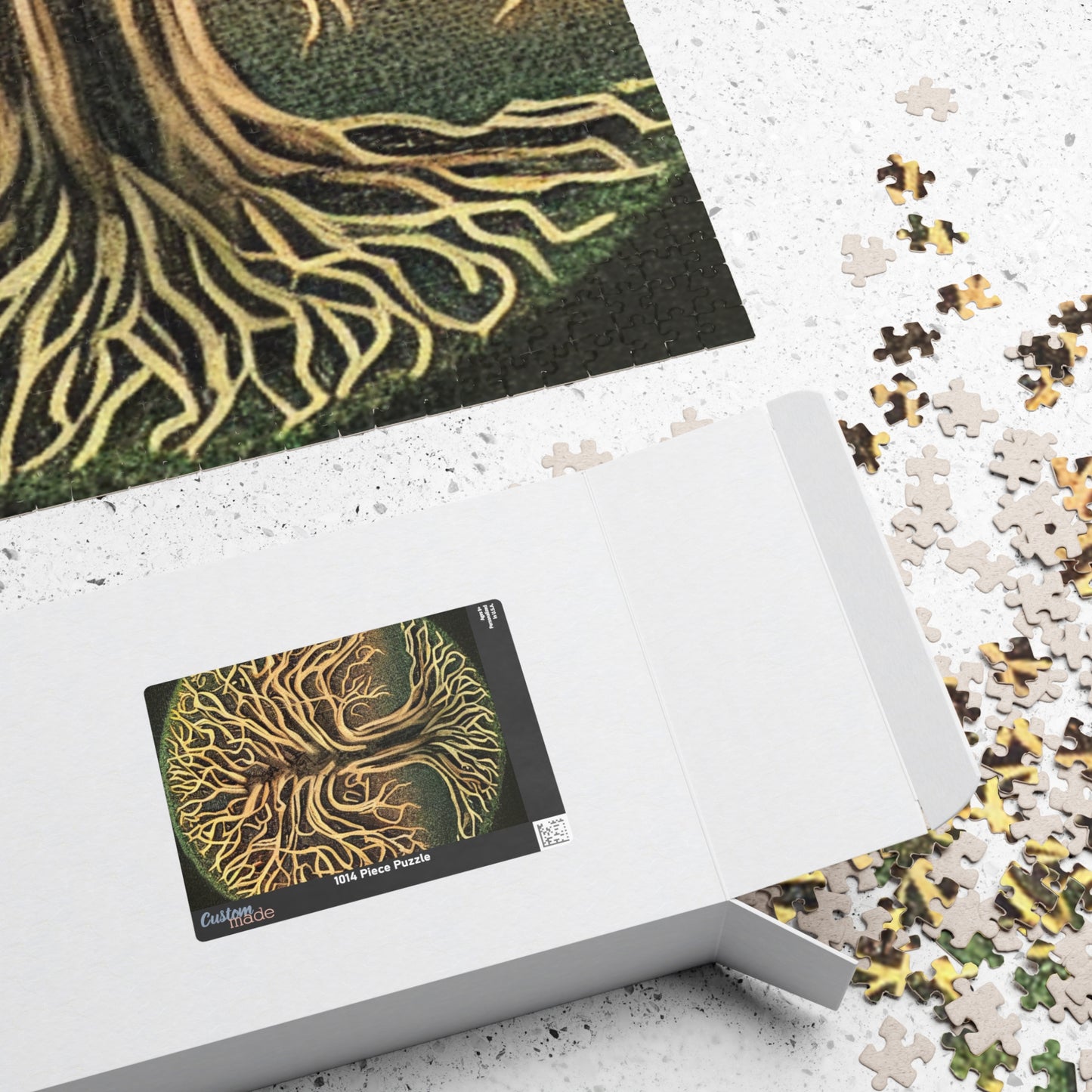 Tree of Life Jigsaw Puzzle — Intricate Root & Branch Art (110–1014 pcs)