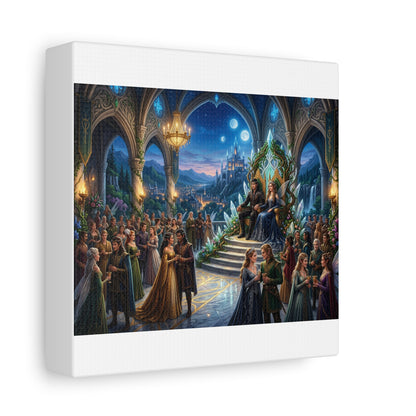 Fantasy Royal Coronation Canvas Art - Matte Stretched Wall Decor