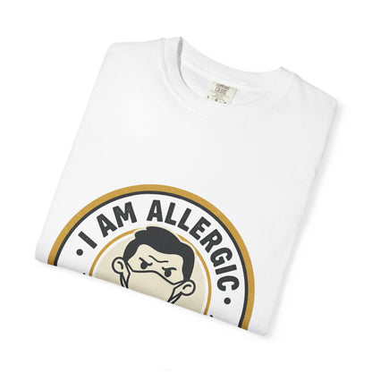 I Am Allergic To People T-Shirt — Funny Anti-Social Graphic Tee