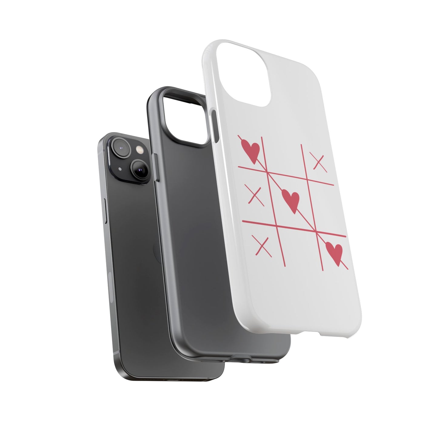 Phone Case - Tic Tac Love Heart Design (Valentine’s Day Gift)