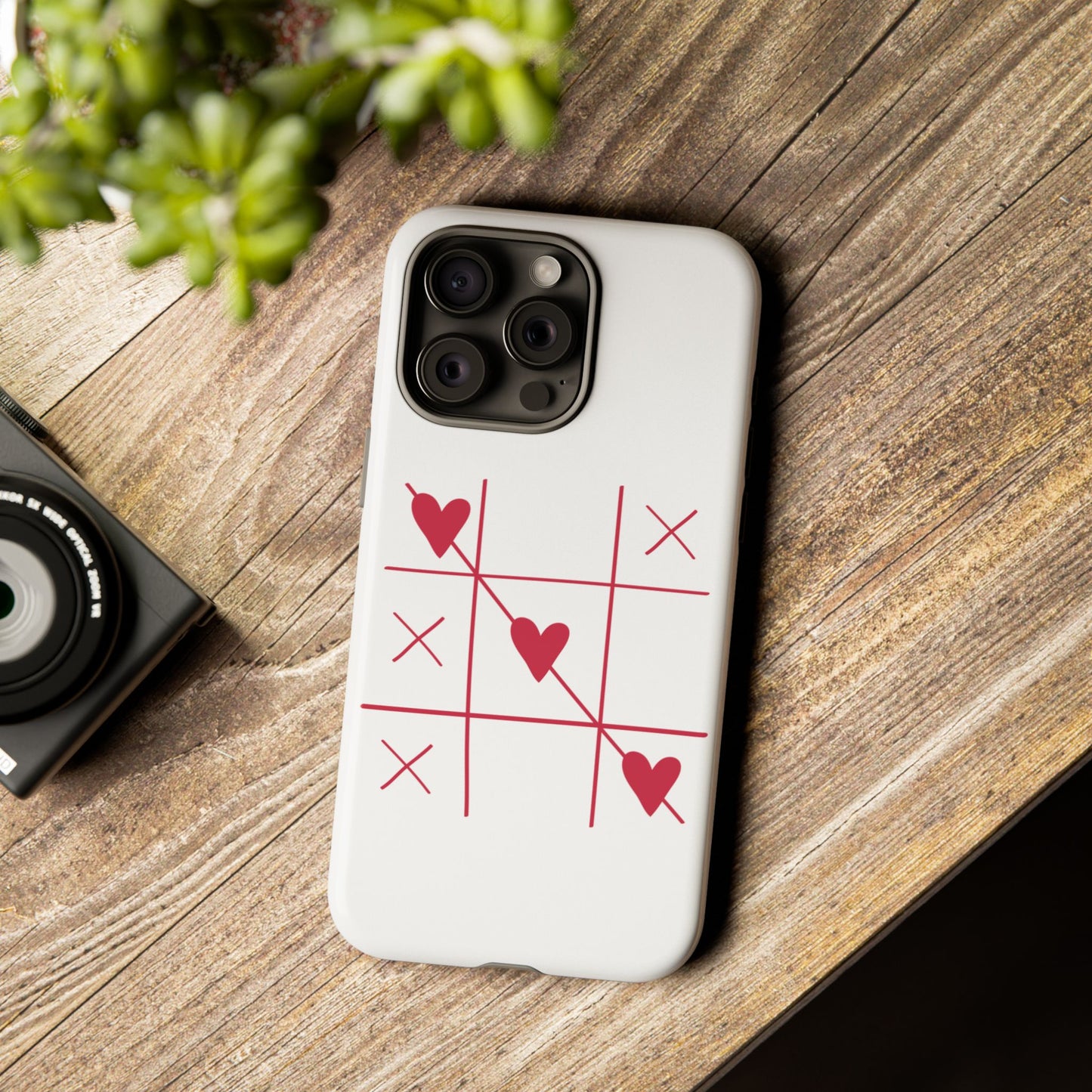 Phone Case - Tic Tac Love Heart Design (Valentine’s Day Gift)