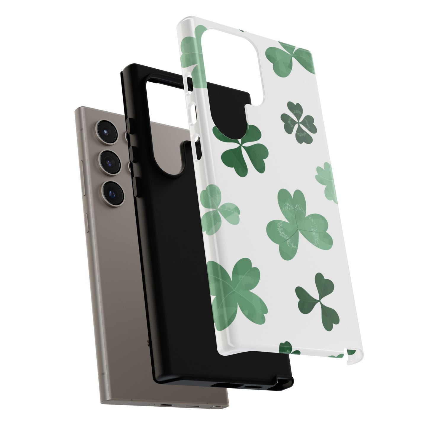 Shamrock Tough Phone Case — St. Patrick’s Day Clover Protective Cover