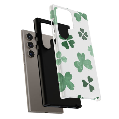 Shamrock Tough Phone Case — St. Patrick’s Day Clover Protective Cover