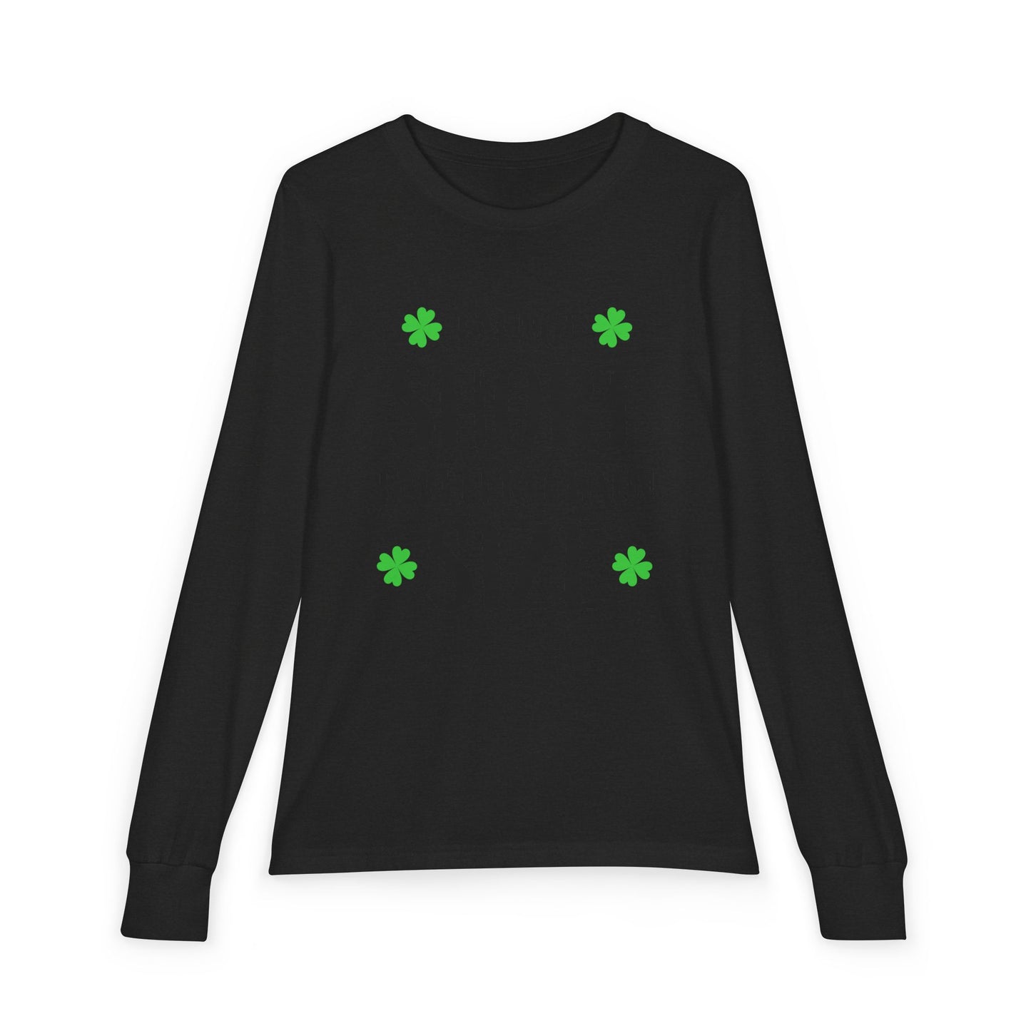 Youth Long Sleeve Tee — “I’m Not Short I’m Leprechaun Size” St. Patrick’s Day Shirt