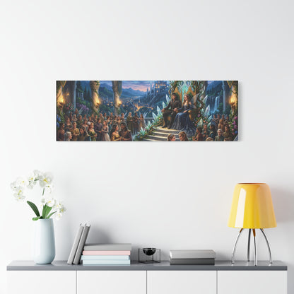 Fantasy Royal Coronation Canvas Art - Matte Stretched Wall Decor