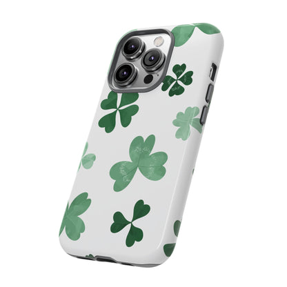 Shamrock Tough Phone Case — St. Patrick’s Day Clover Protective Cover