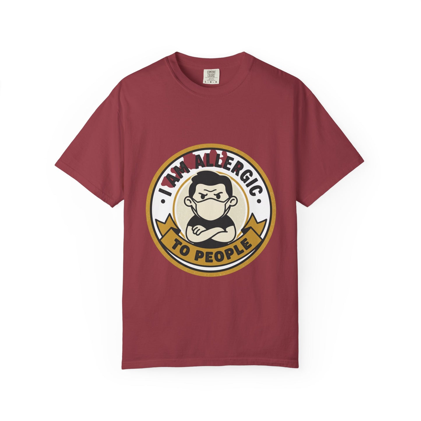 I Am Allergic To People T-Shirt — Funny Anti-Social Graphic Tee