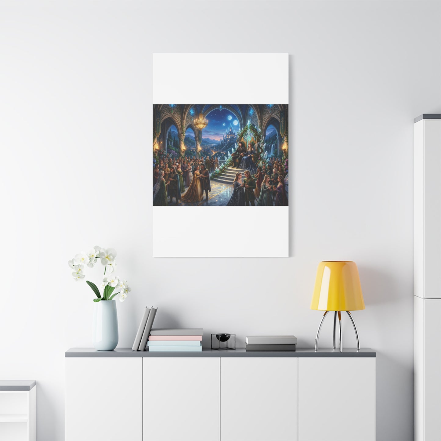 Fantasy Royal Coronation Canvas Art - Matte Stretched Wall Decor
