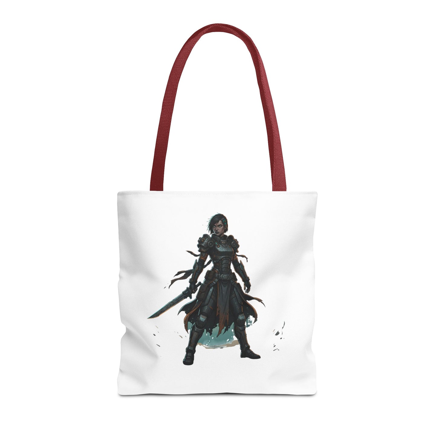 Rogue Warrior Tote Bag – Dark Fantasy Assassin Illustration