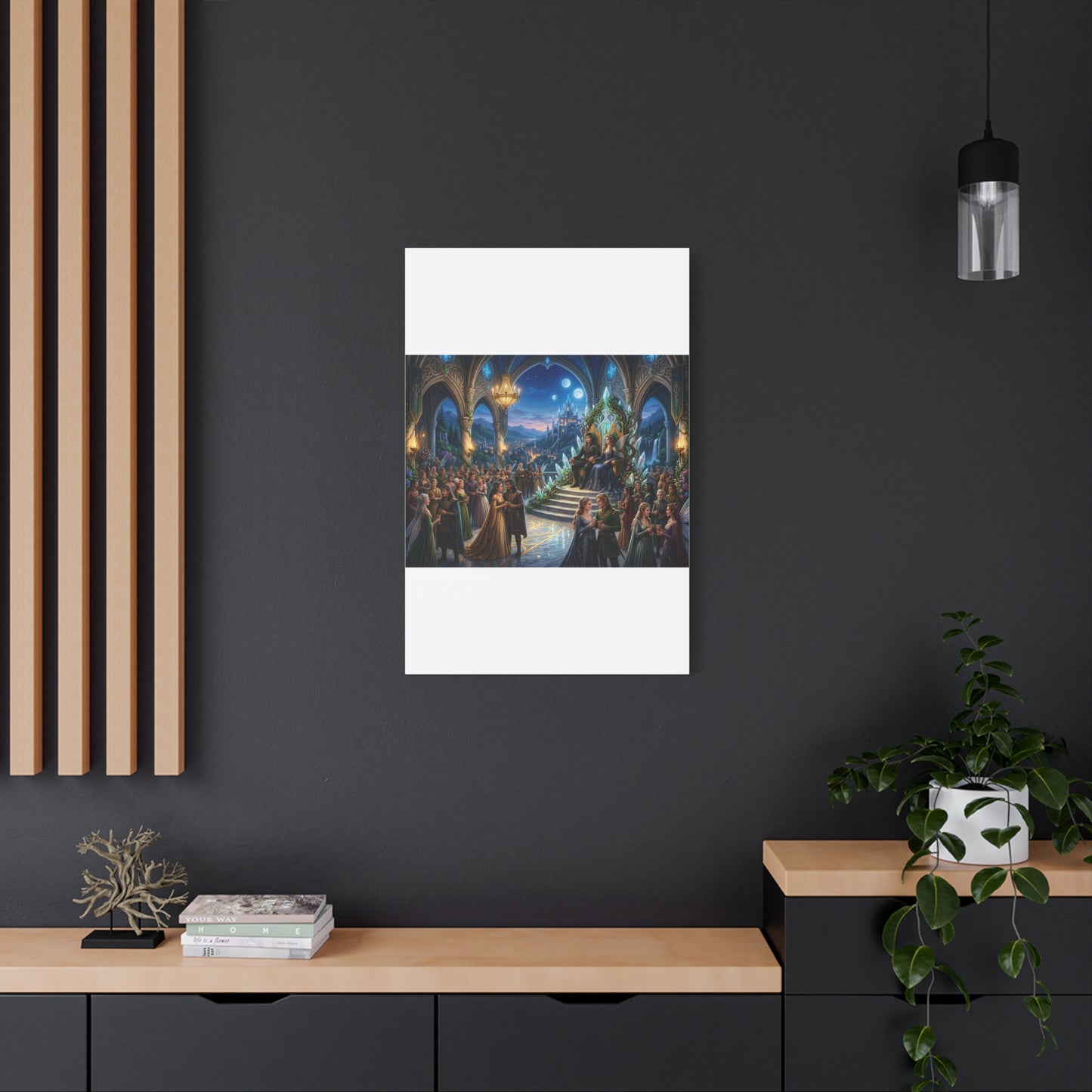 Fantasy Royal Coronation Canvas Art - Matte Stretched Wall Decor