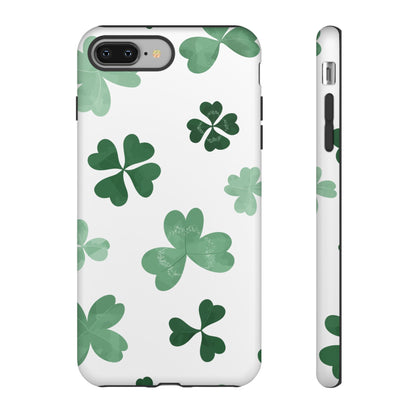 Shamrock Tough Phone Case — St. Patrick’s Day Clover Protective Cover