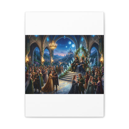 Fantasy Royal Coronation Canvas Art - Matte Stretched Wall Decor