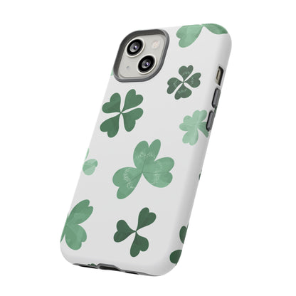 Shamrock Tough Phone Case — St. Patrick’s Day Clover Protective Cover