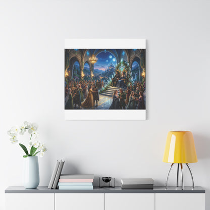 Fantasy Royal Coronation Canvas Art - Matte Stretched Wall Decor