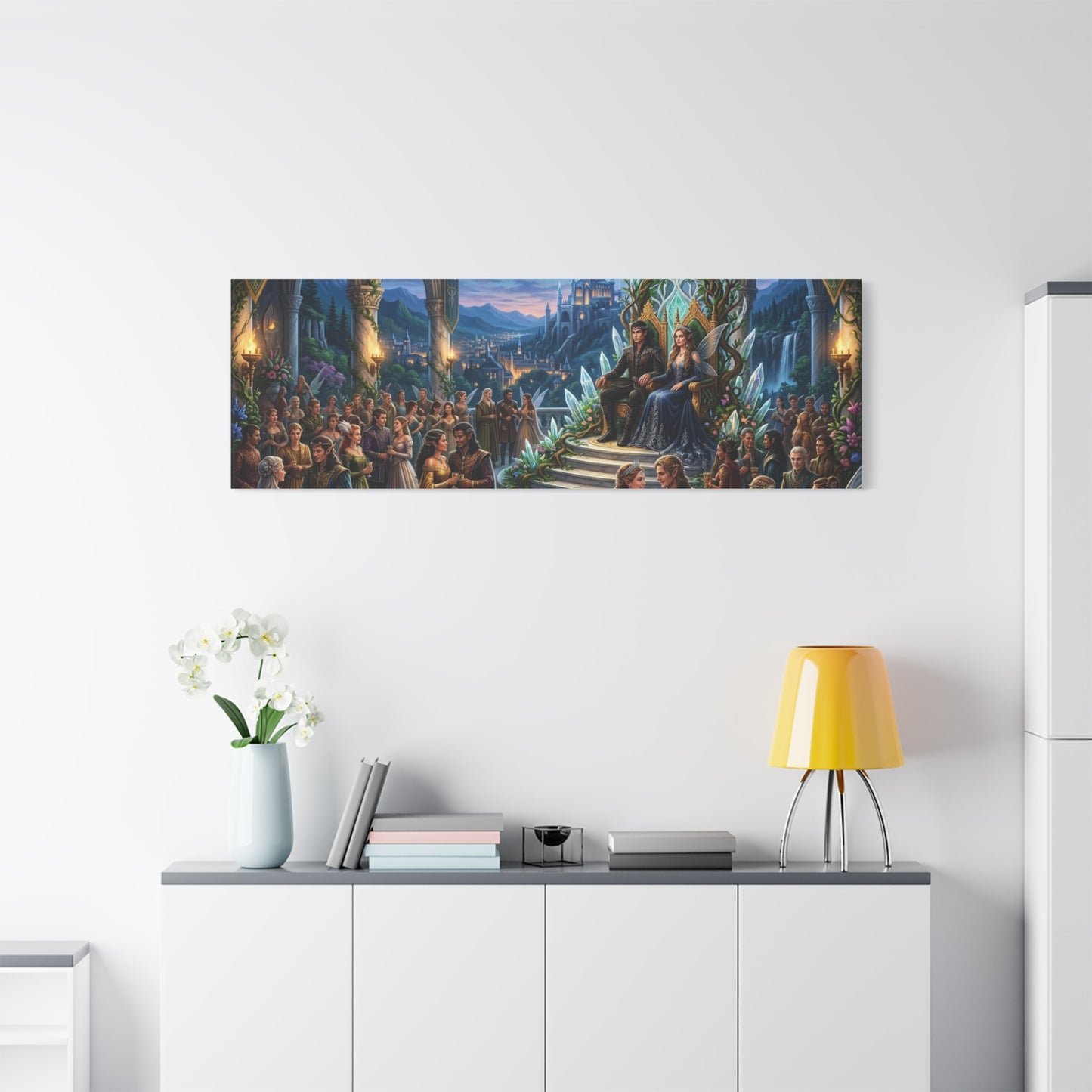 Fantasy Royal Coronation Canvas Art - Matte Stretched Wall Decor