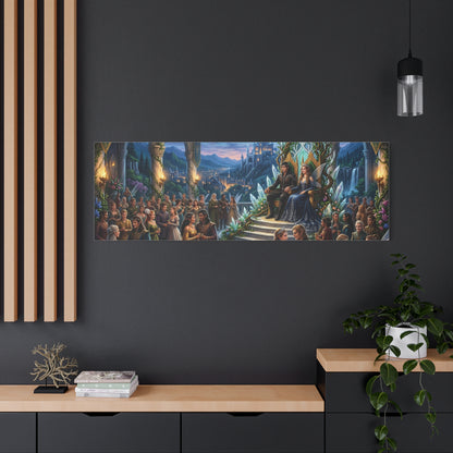 Fantasy Royal Coronation Canvas Art - Matte Stretched Wall Decor