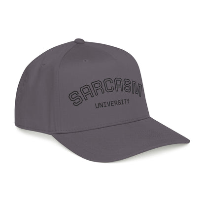 Sarcasm University Baseball Cap — Funny Embroidered Mid-Profile Hat