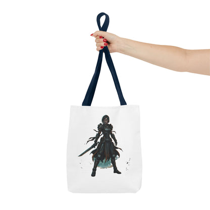 Rogue Warrior Tote Bag – Dark Fantasy Assassin Illustration