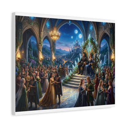 Fantasy Royal Coronation Canvas Art - Matte Stretched Wall Decor