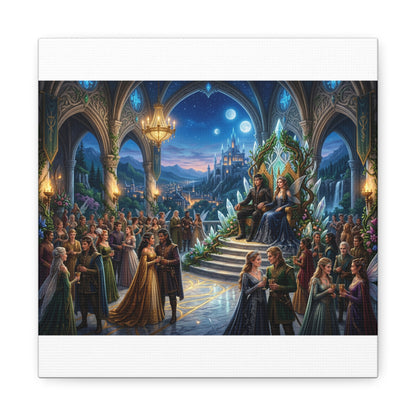 Fantasy Royal Coronation Canvas Art - Matte Stretched Wall Decor