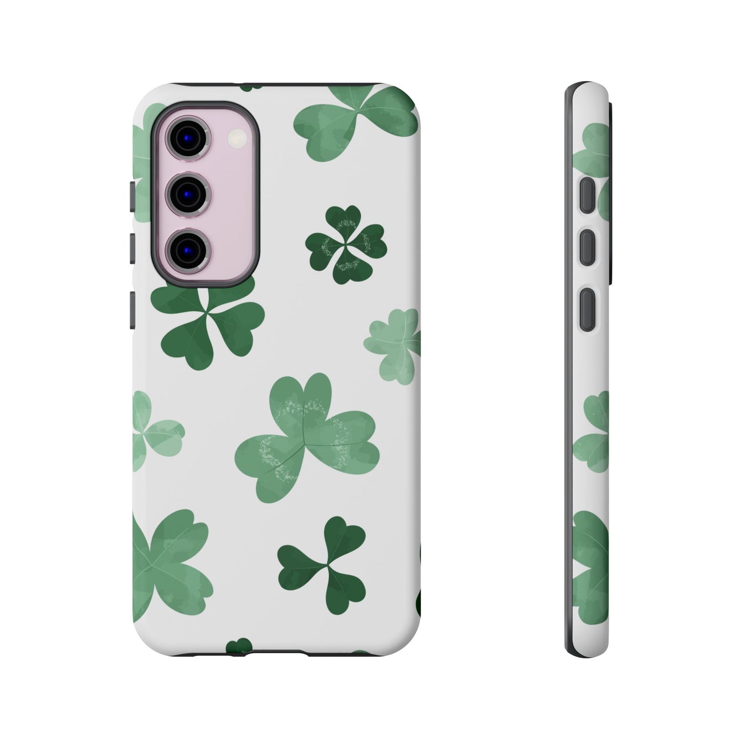Shamrock Tough Phone Case — St. Patrick’s Day Clover Protective Cover