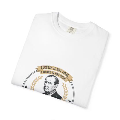 Courage Quote T-Shirt — "It Is the Courage That Counts" Motivational Tee
