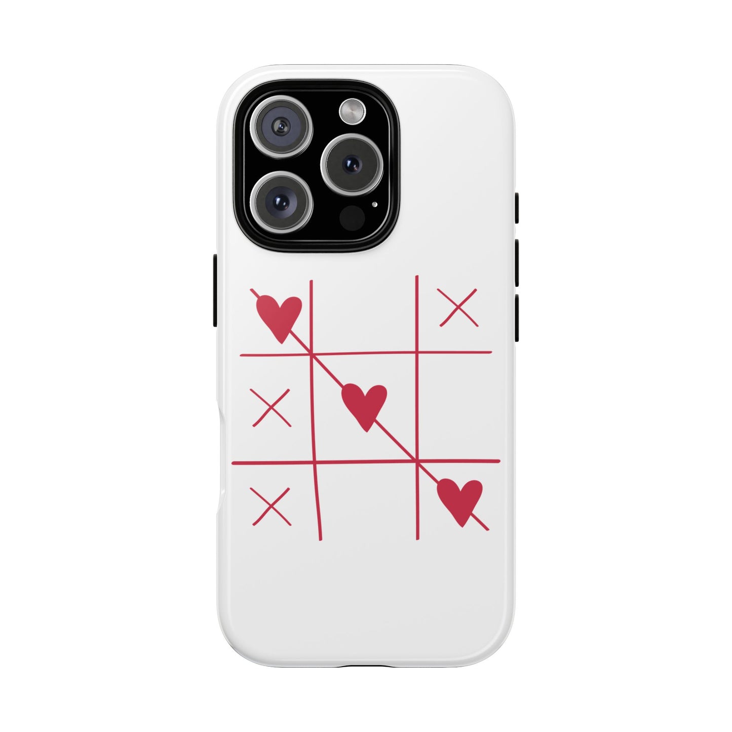 Phone Case - Tic Tac Love Heart Design (Valentine’s Day Gift)